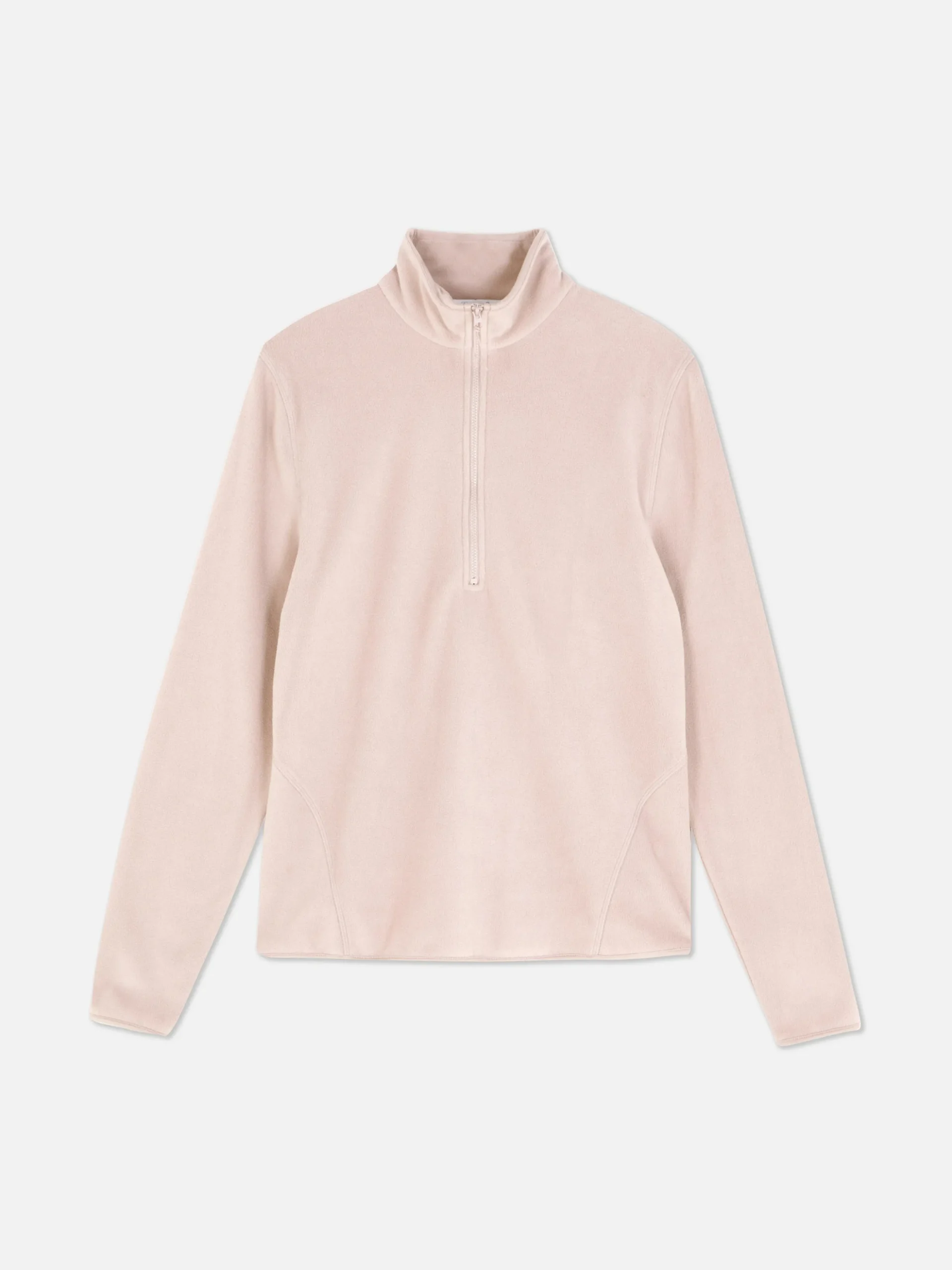 Fleece Trui Met Halve Rits