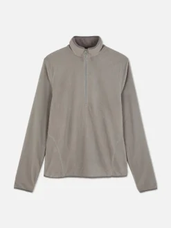 Fleece Trui Met Halve Rits