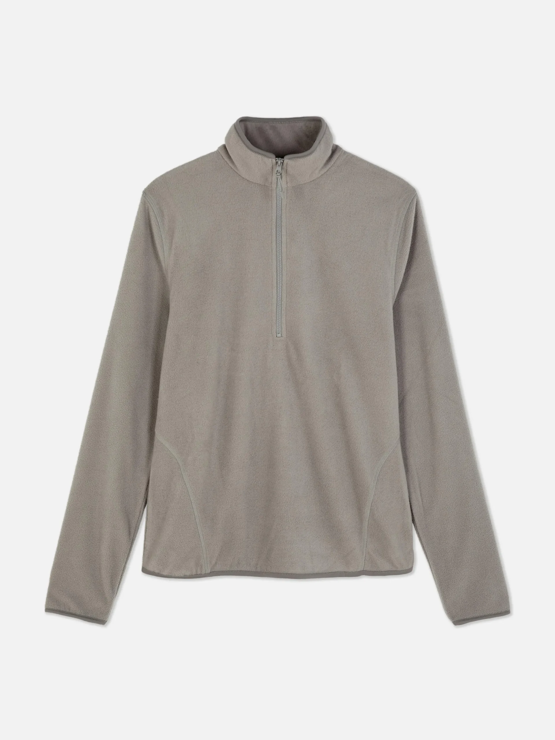 Fleece Trui Met Halve Rits