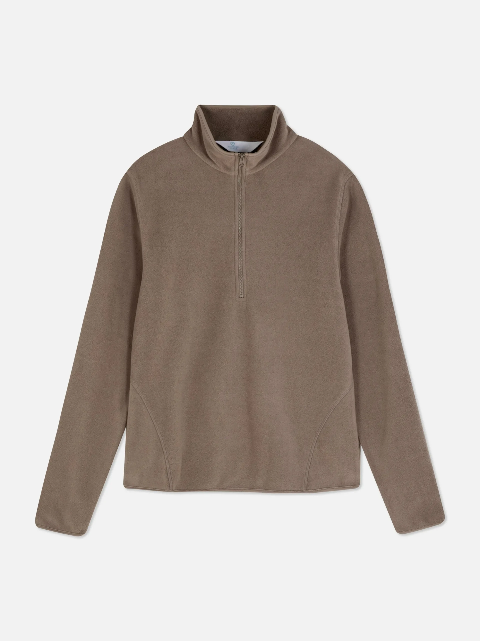 Fleece Trui Met Halve Rits