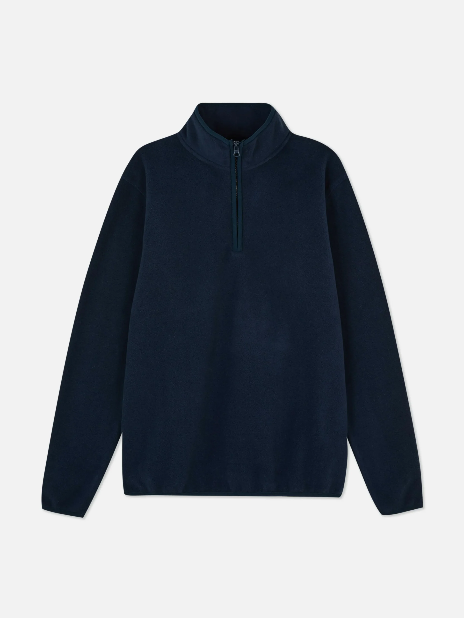 Fleece Trui Met Korte Rits