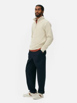 Fleece Trui Met Korte Rits