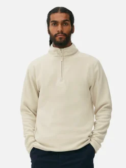 Fleece Trui Met Korte Rits