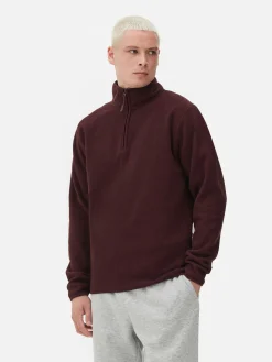 Fleece Trui Met Korte Rits