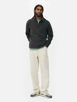 Fleece Trui Met Korte Rits