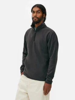 Fleece Trui Met Korte Rits