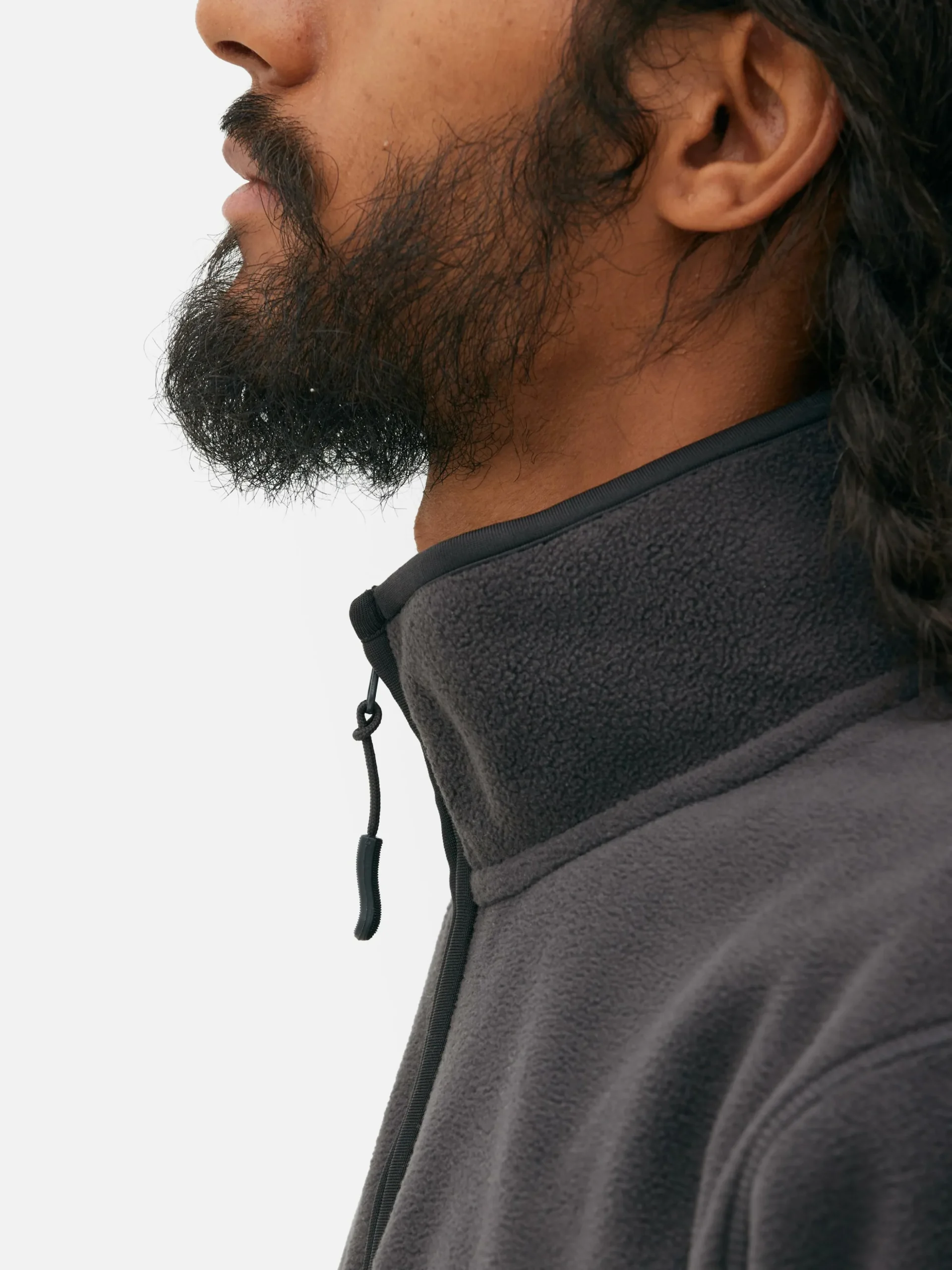 Fleece Trui Met Korte Rits