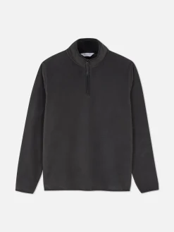 Fleece Trui Met Korte Rits