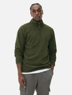 Fleece Trui Met Korte Rits