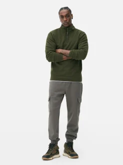 Fleece Trui Met Korte Rits