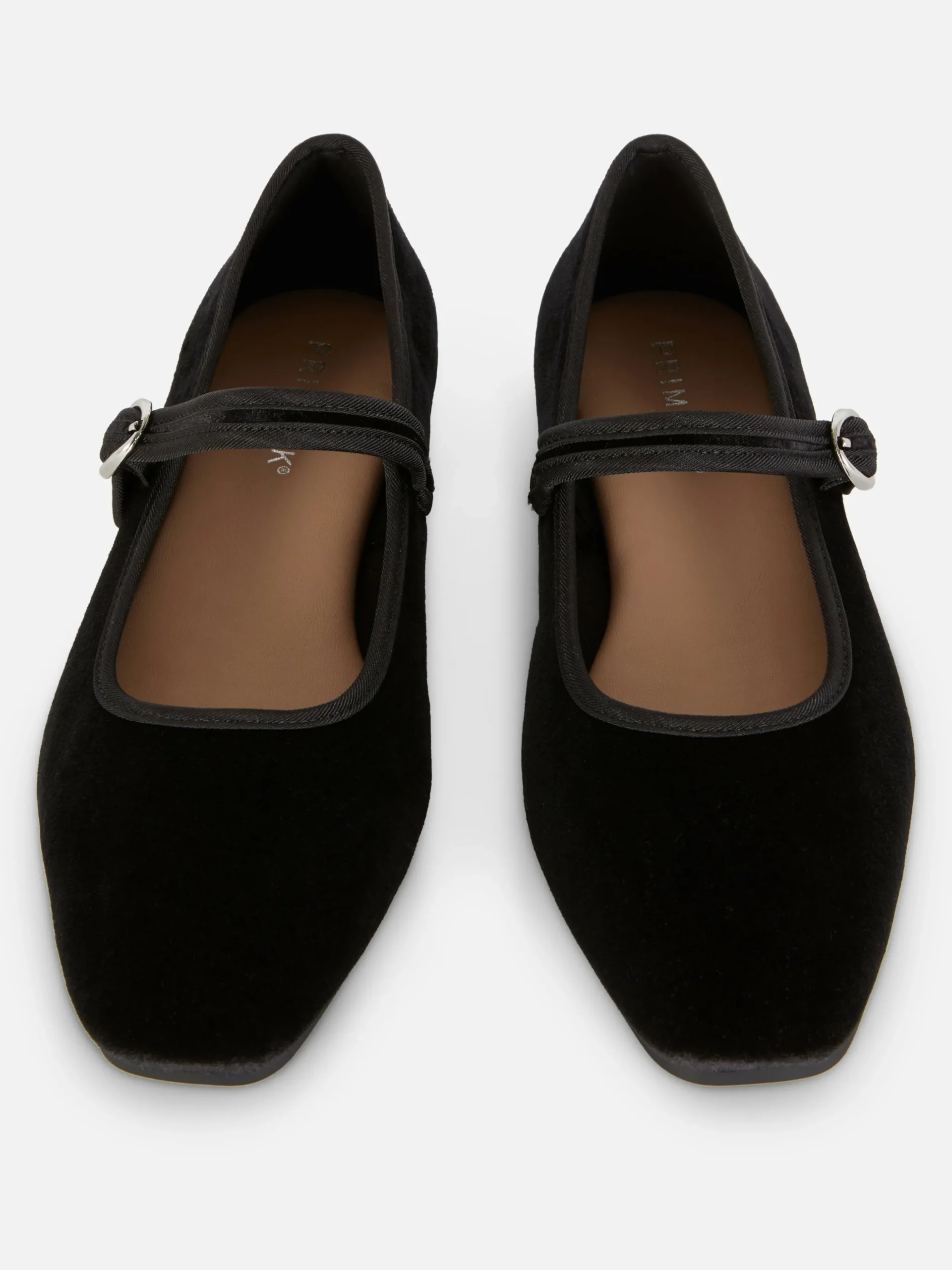 Fluwelen Ballerina's Met Bandje