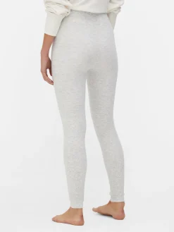 Fluwelen Gemêleerde Legging Met Teddy Voering