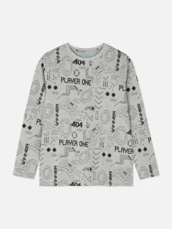 Gaming T-shirt Met Lange Mouwen