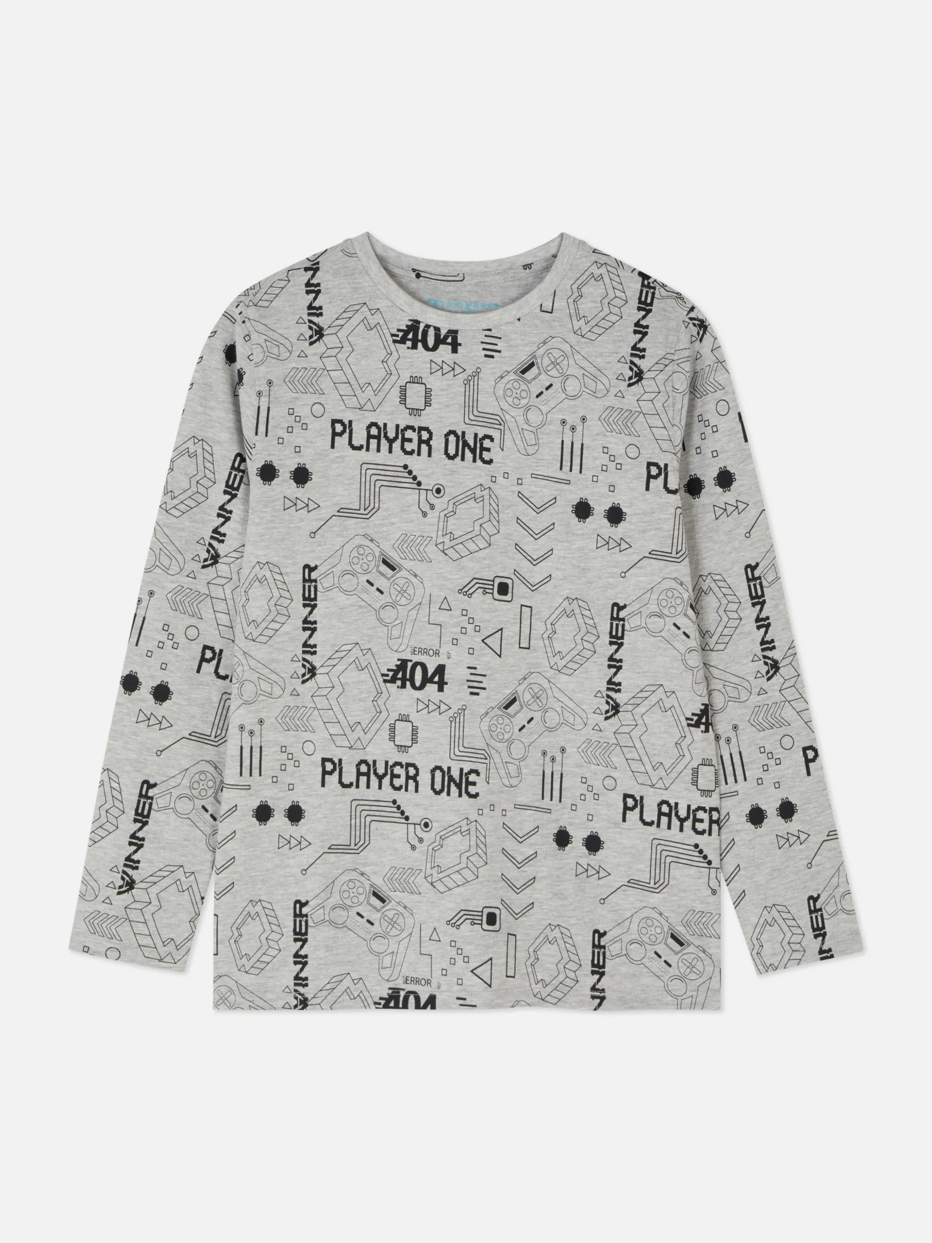 Gaming T-shirt Met Lange Mouwen