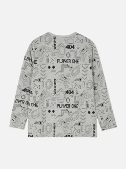 Gaming T-shirt Met Lange Mouwen
