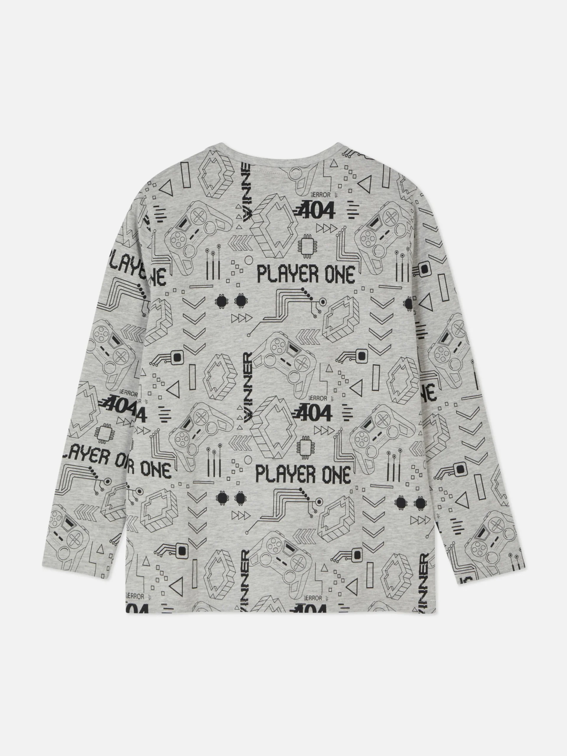 Gaming T-shirt Met Lange Mouwen