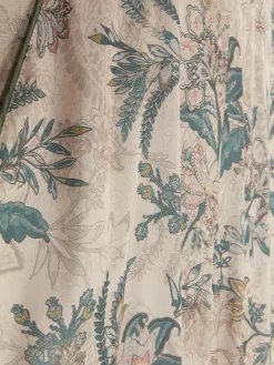 Gebloemde Pyjamashort Van Satijn