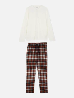 Geborstelde Lange Pyjama