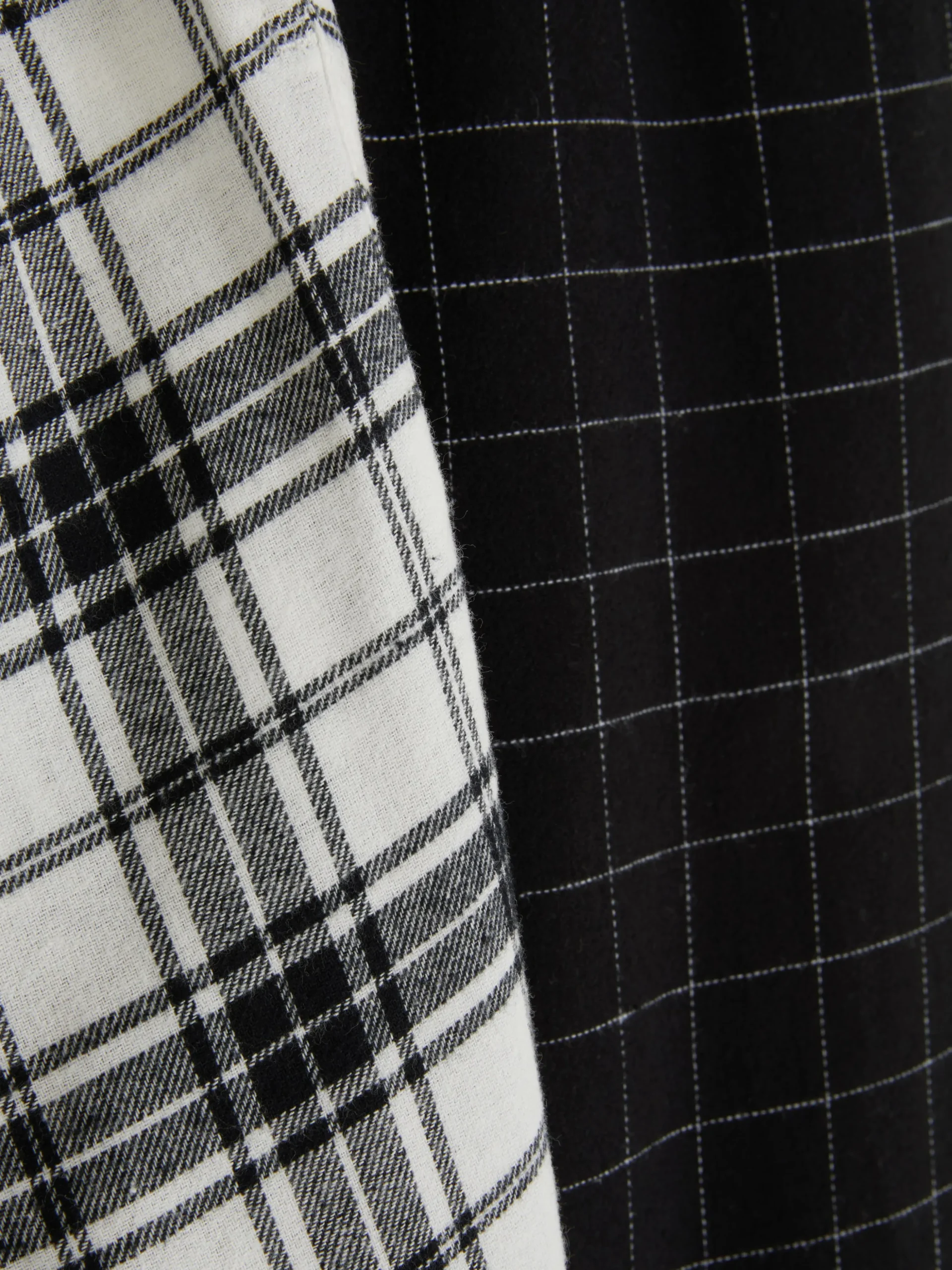 Geborstelde Pyjamabroek Met Ruitmotief, Set Van 2