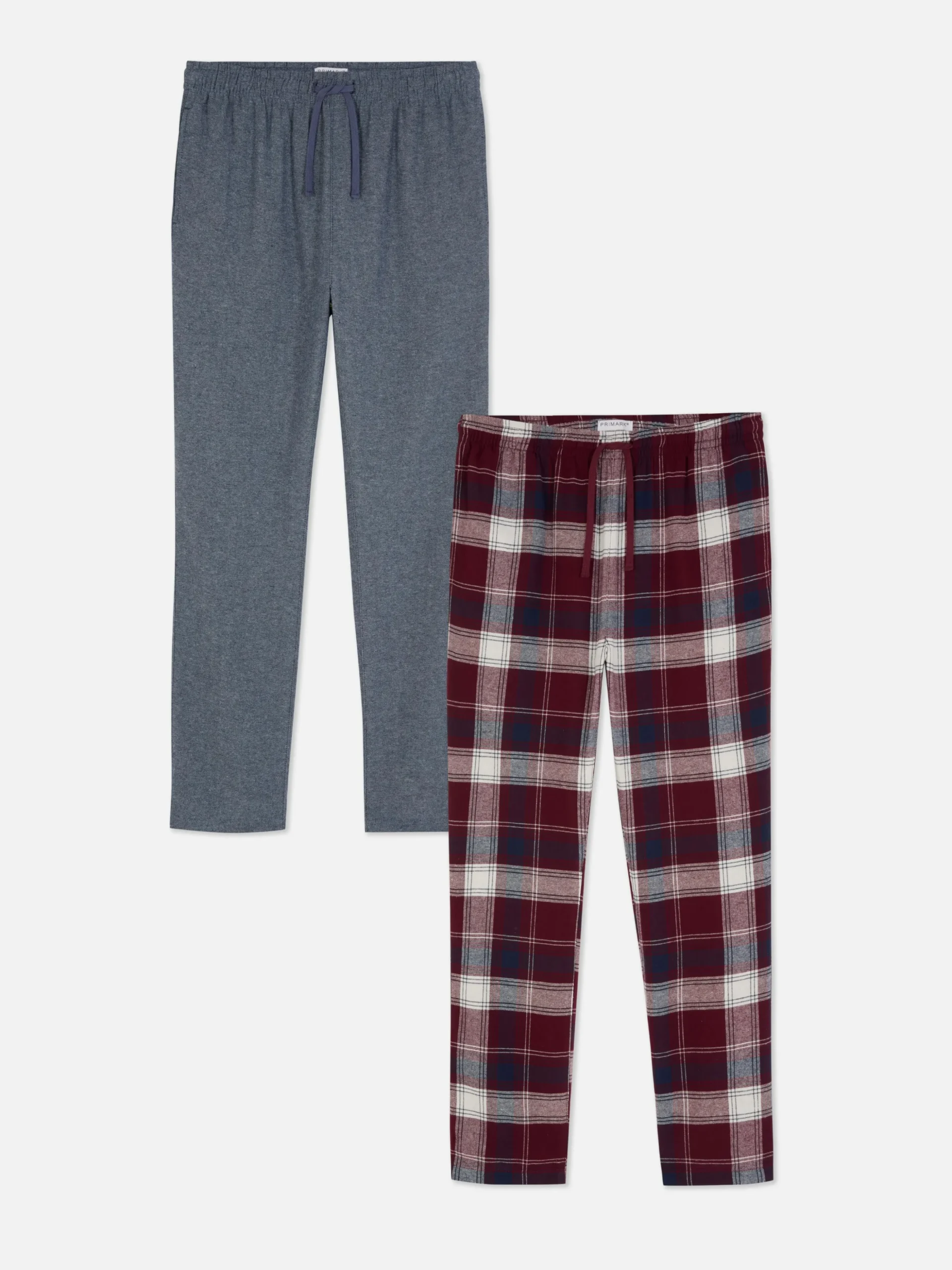 Geborstelde Pyjamabroek, Set Van 2