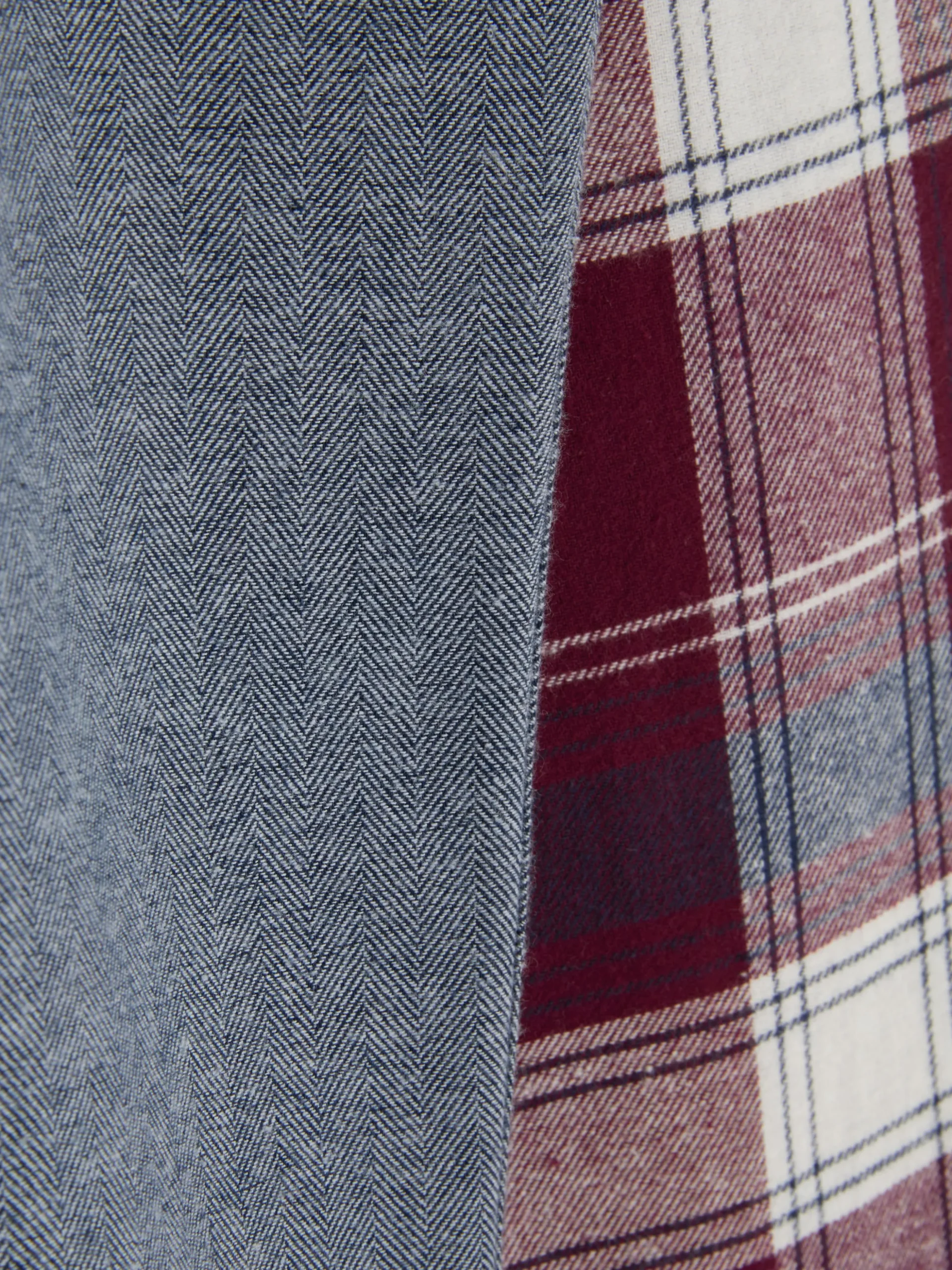 Geborstelde Pyjamabroek, Set Van 2