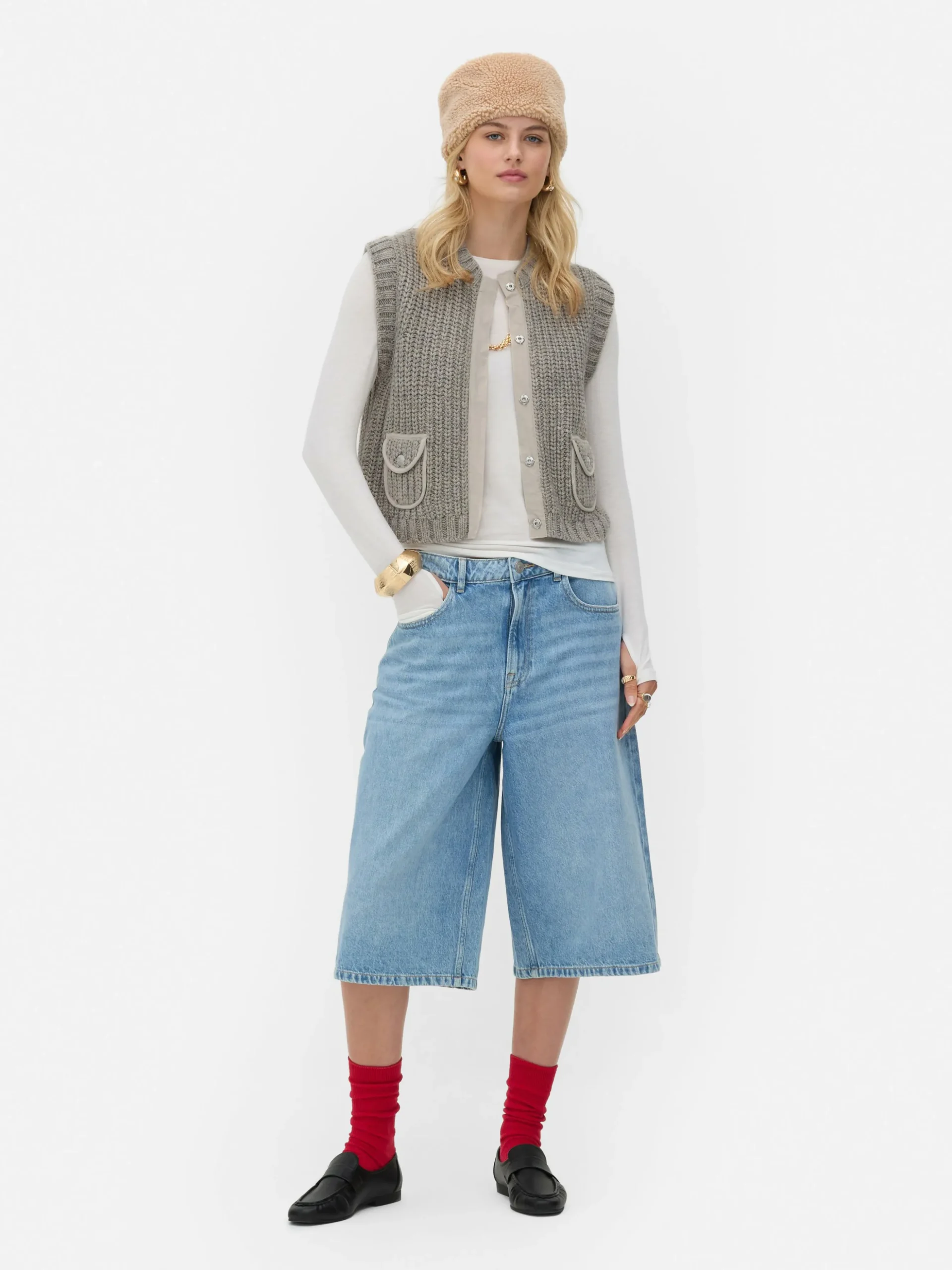 Gebreid Gilet Rita Ora