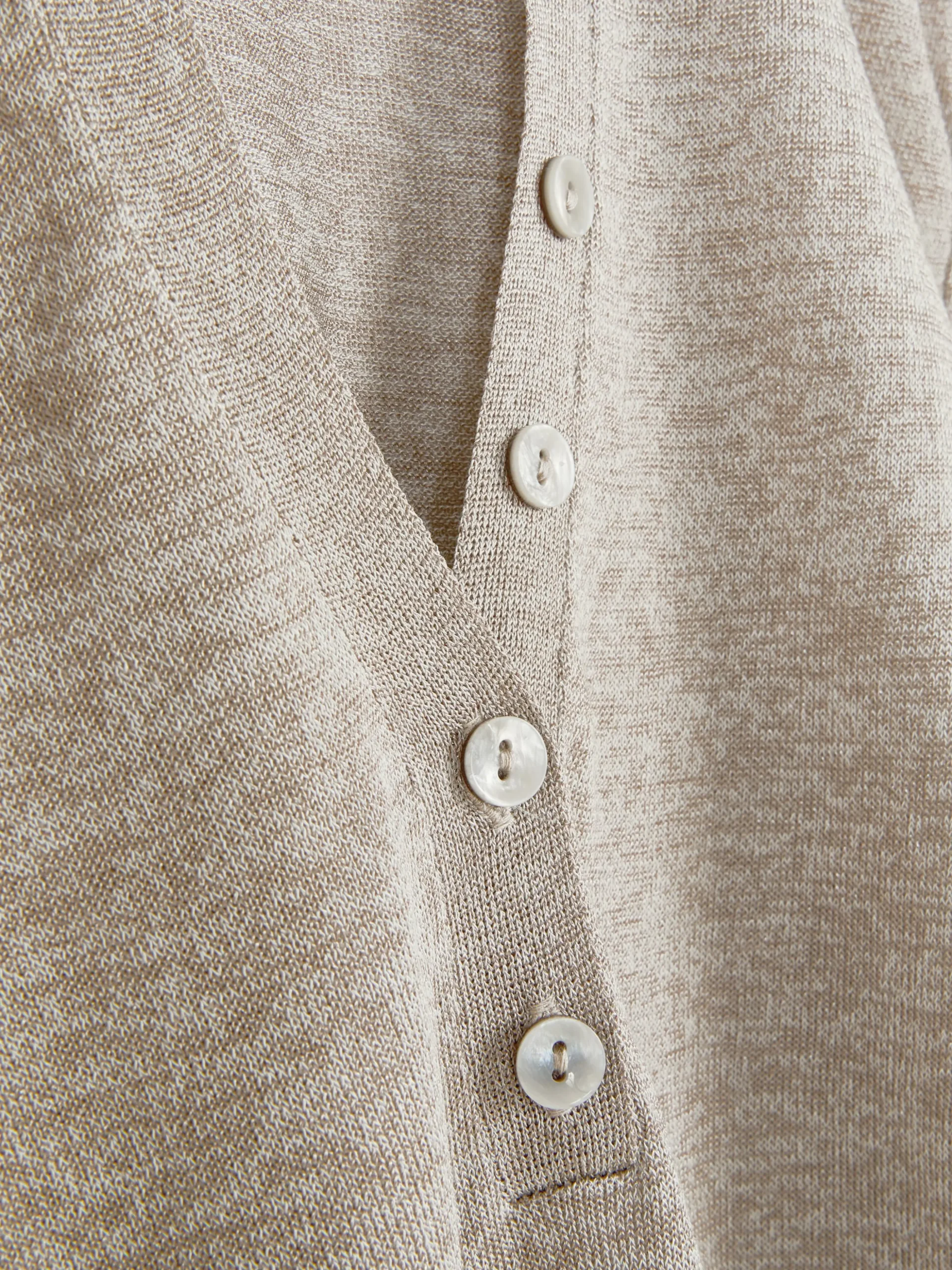 Gebreid Poloshirt Met Lange Mouwen De Edit