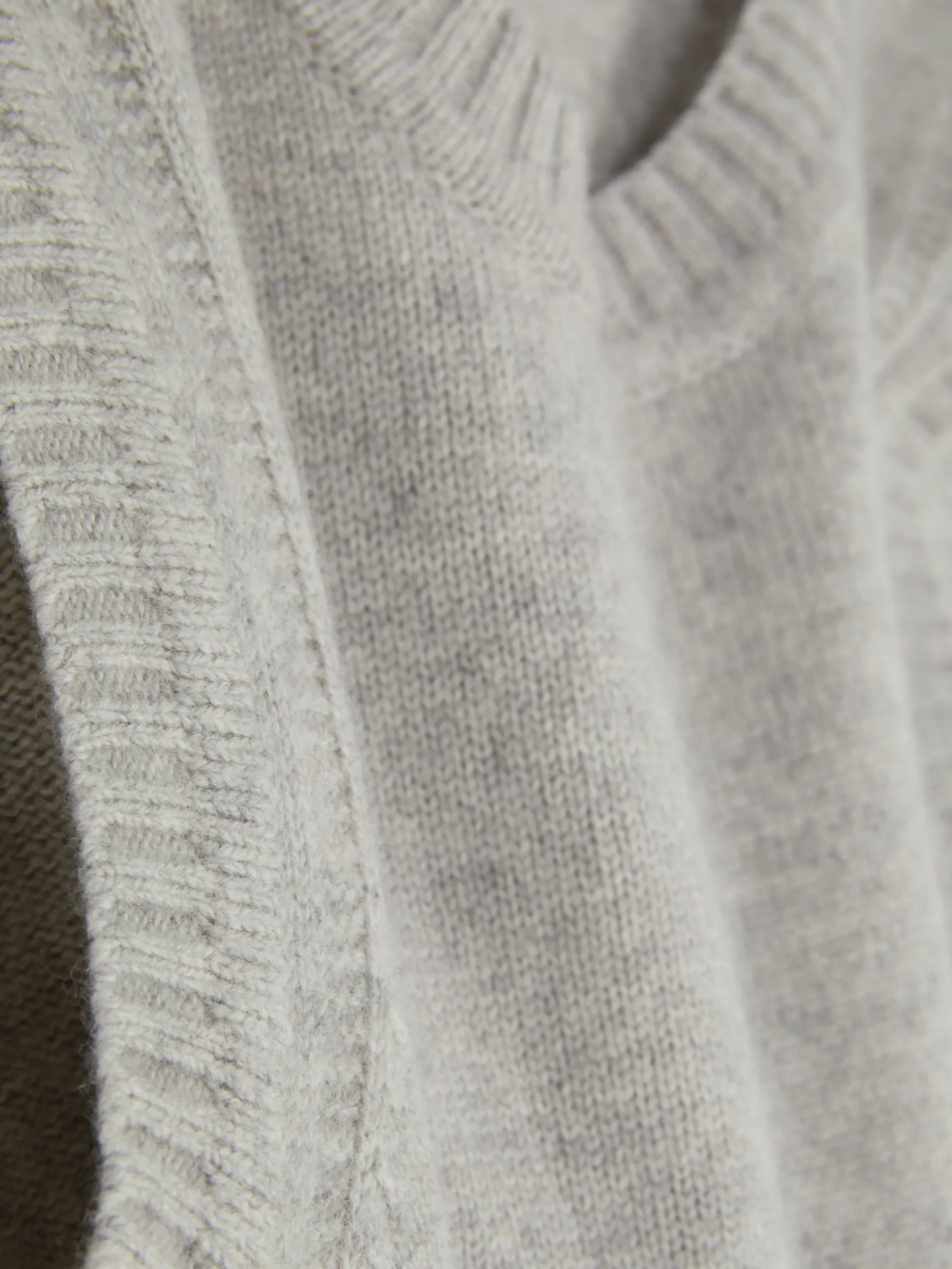 Gebreid Vest Met Geribde Rand The Edit