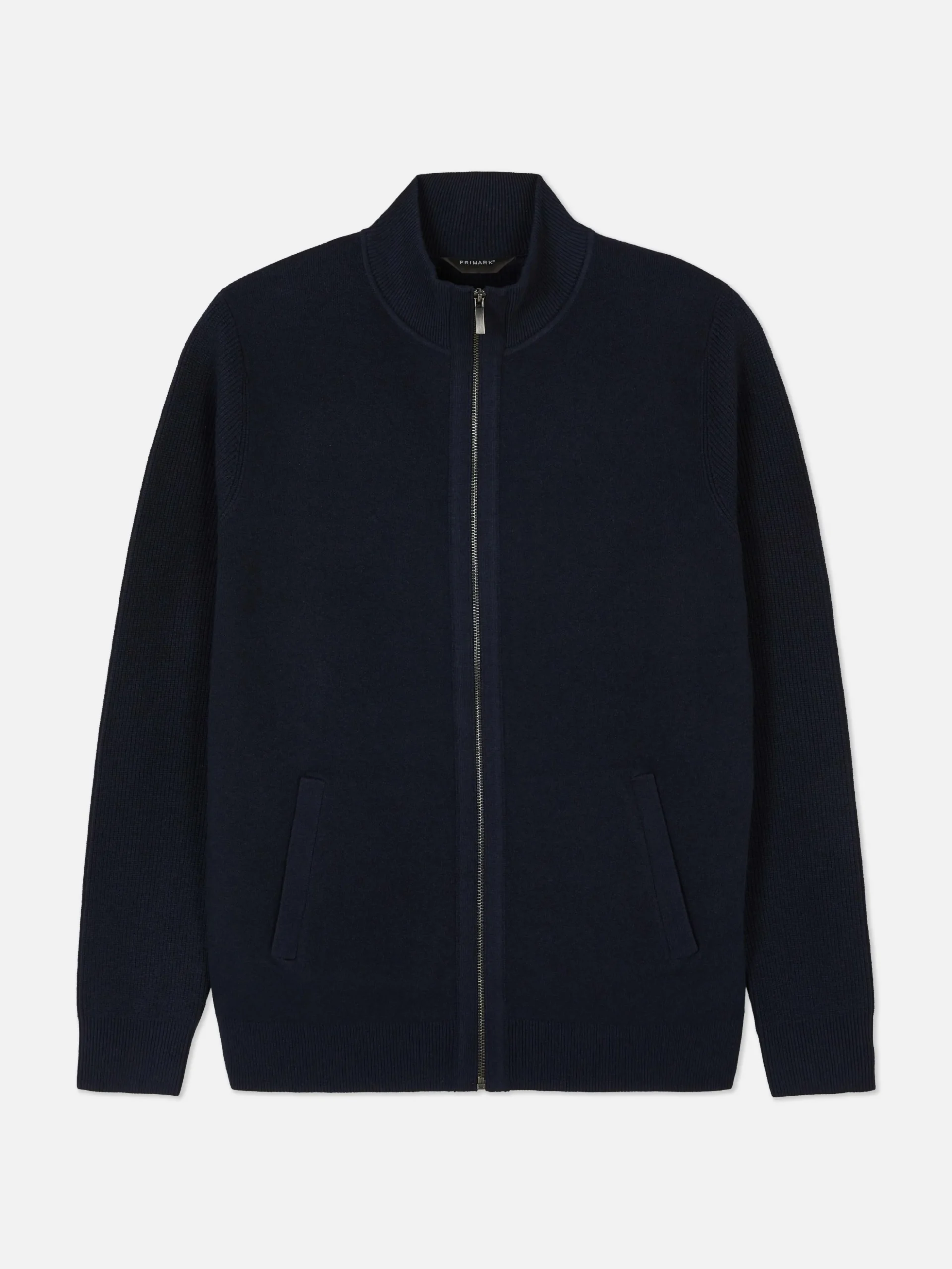 Gebreid Vest Met Rits