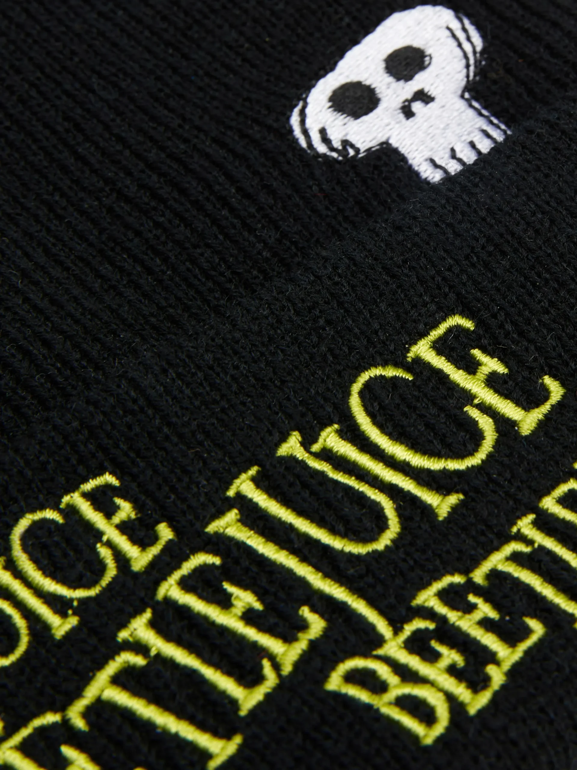Gebreide Beanie Beetlejuice