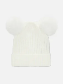Gebreide Beanie Met Pompon