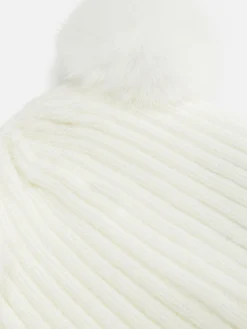 Gebreide Beanie Met Pompon