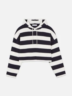Gebreide Gestreepte Hoodie