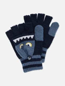 Gebreide Handschoenen Met Borduursel
