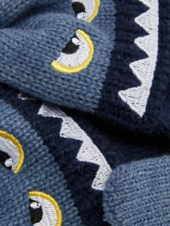 Gebreide Handschoenen Met Borduursel