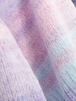 Gebreide Hoodie Met Regenboogkleuren