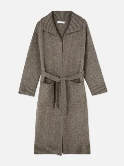 Gebreide Lange Vestjas