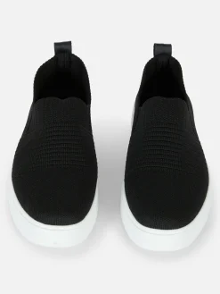 Gebreide Sneakers Met Ribbels