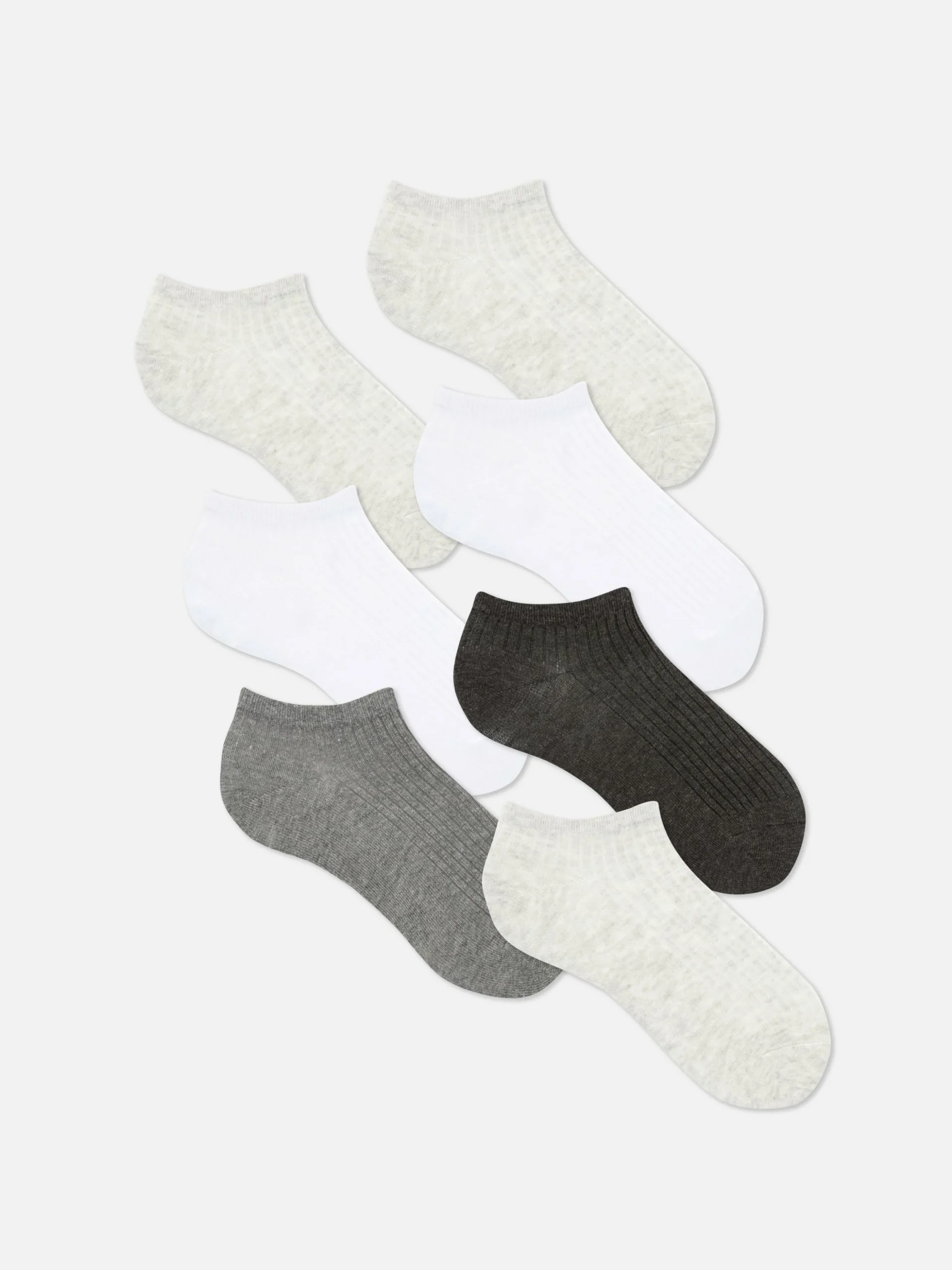 Gebreide Sneakersokken, 7 Paar