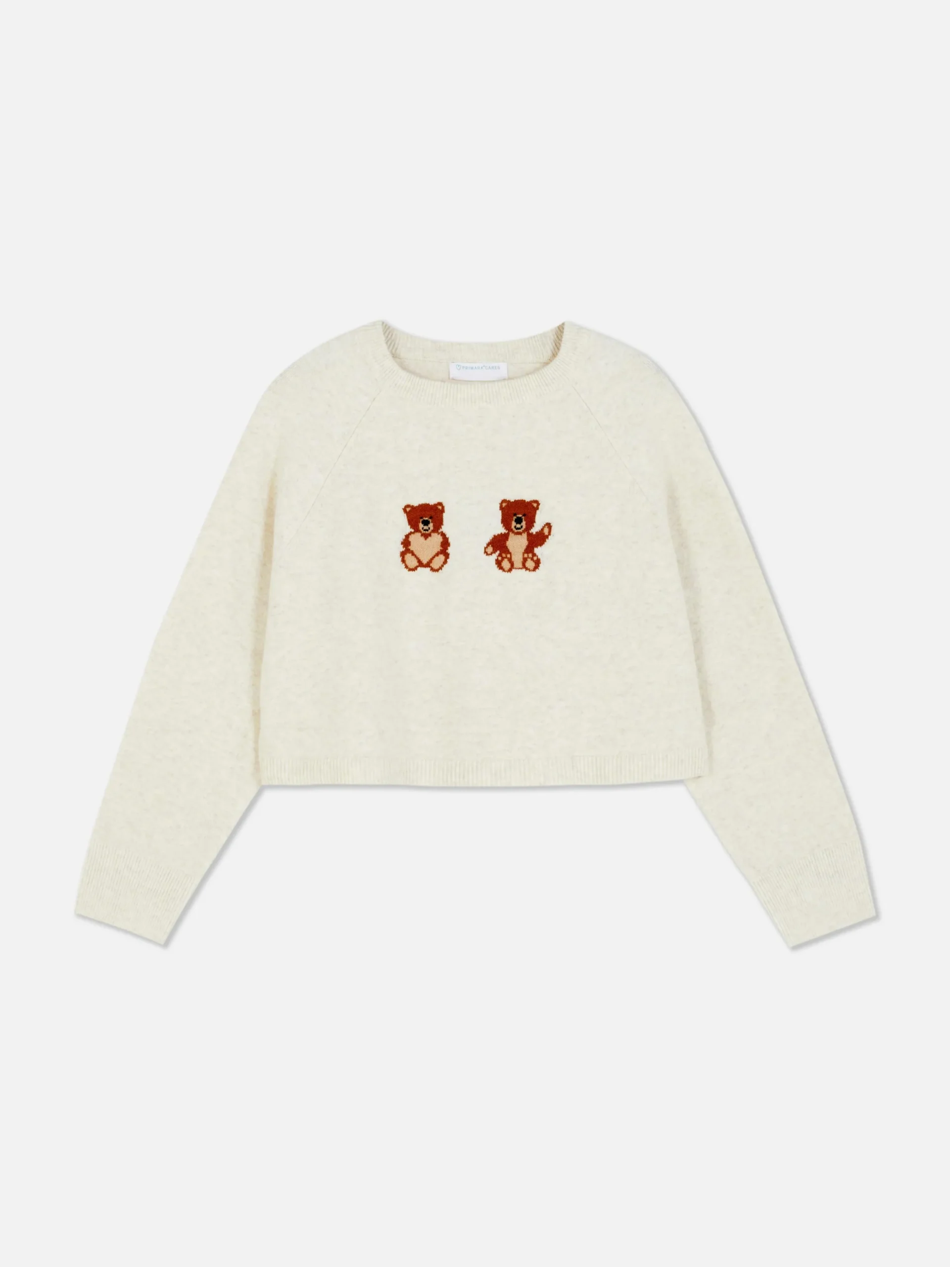 Gebreide Trui Met Teddybeerdesign
