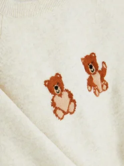 Gebreide Trui Met Teddybeerdesign