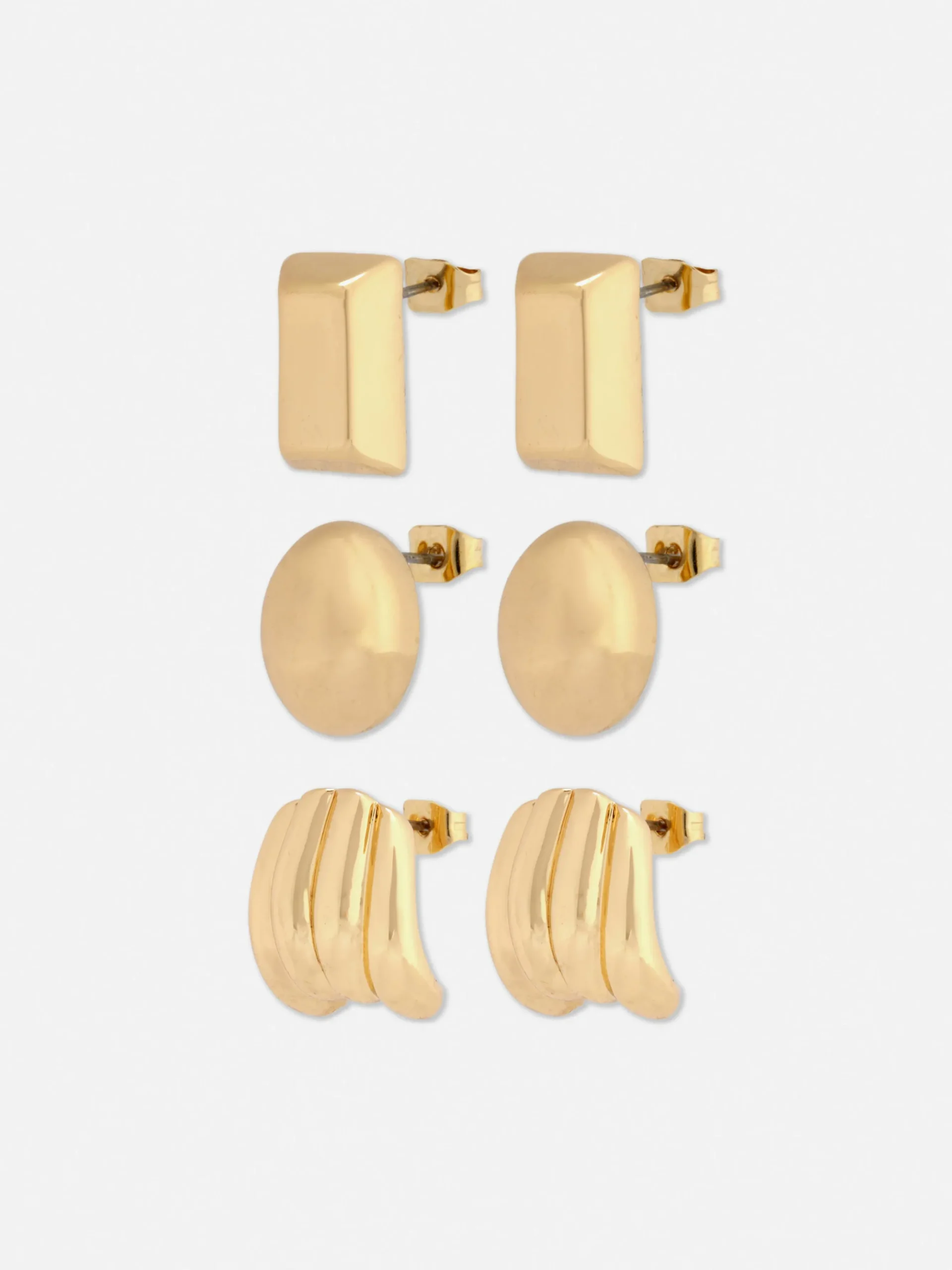 Gedraaide Oorknopjes, Set Van 3