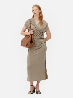 Gedrapeerde Jersey Jurk The Edit
