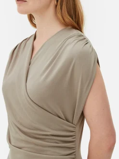 Gedrapeerde Jersey Jurk The Edit