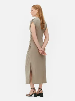 Gedrapeerde Jersey Jurk The Edit