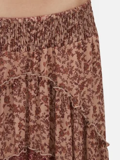 Gelaagde Chiffon Maxirok Rita Ora