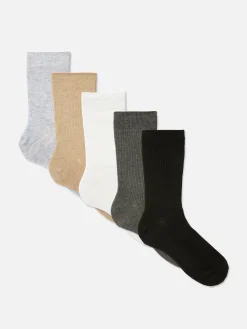 Gemengde Halfhoge Sokken, 5 Paar