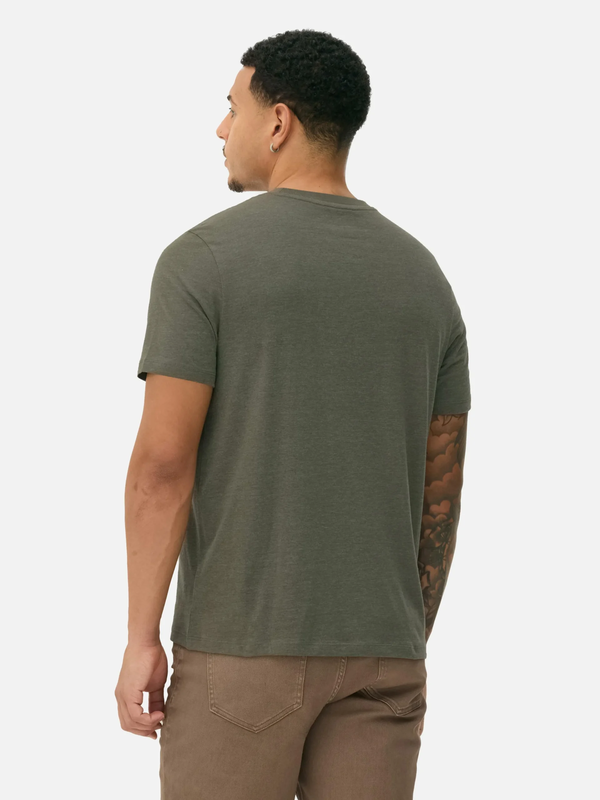 Gemêleerd T-shirt, Regular Fit