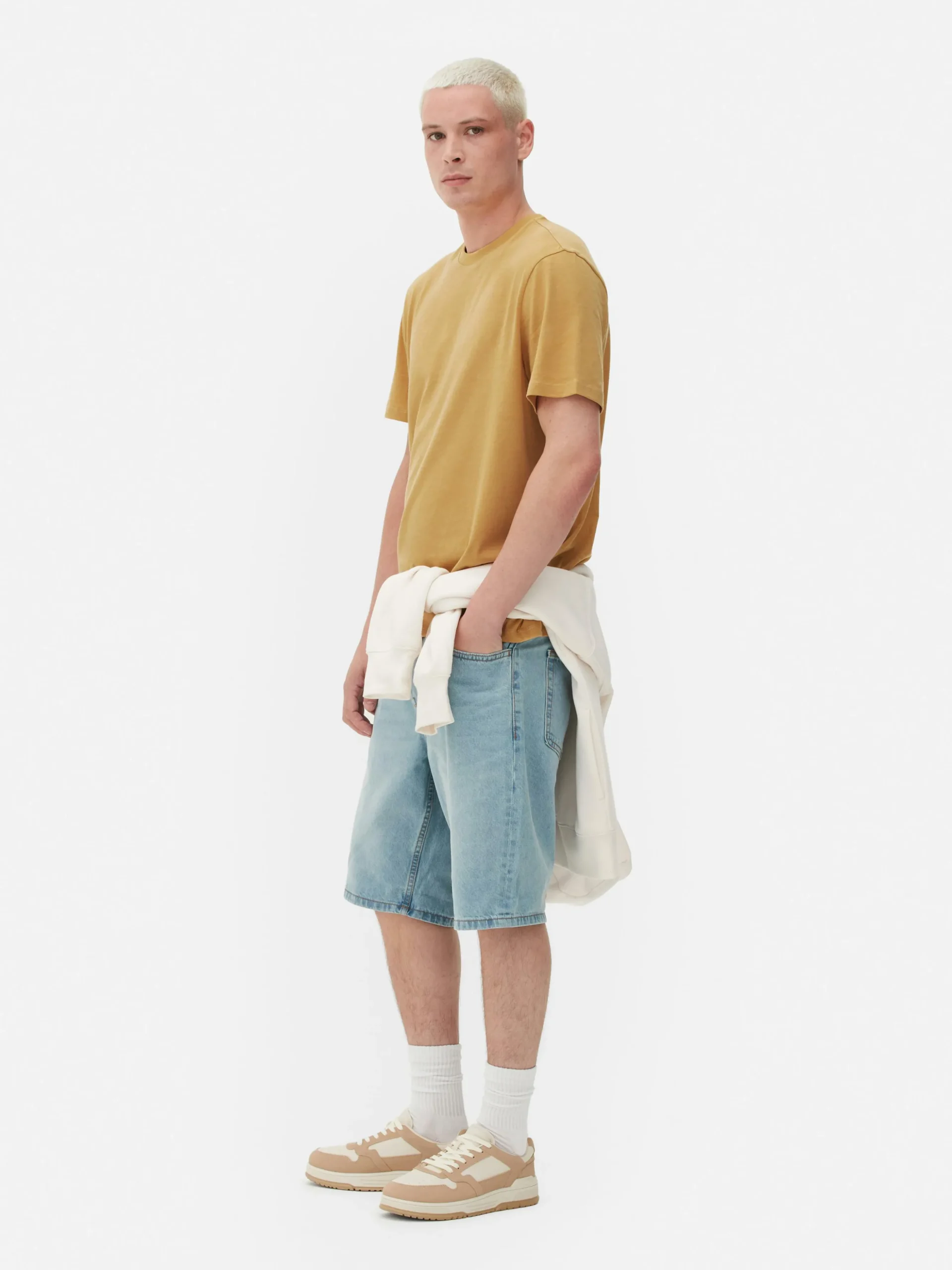 Gemêleerd T-shirt, Regular Fit