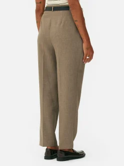 Geplooide Broek Met Riem